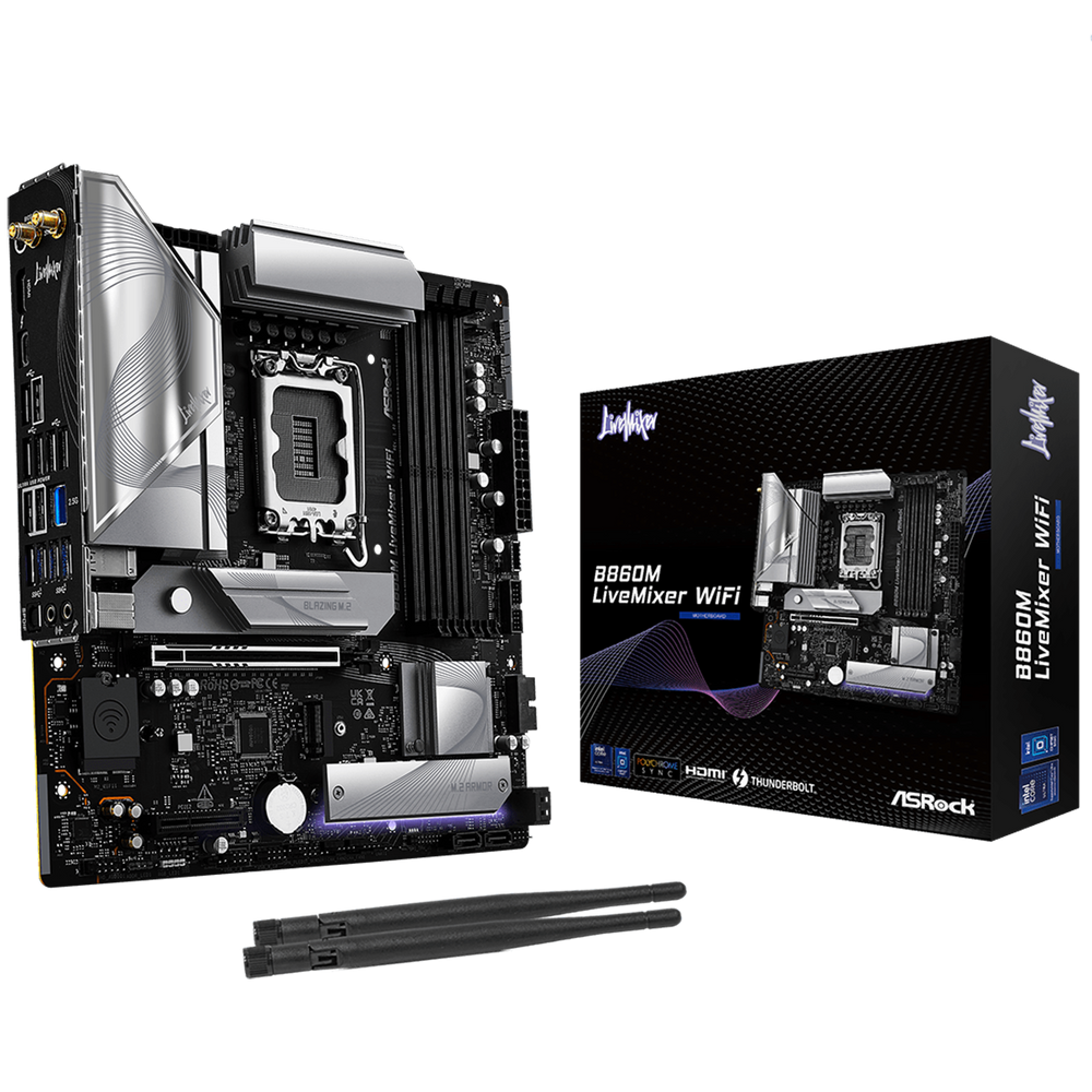 Материнская плата ASRock B860M LIVEMIXER WIFI,