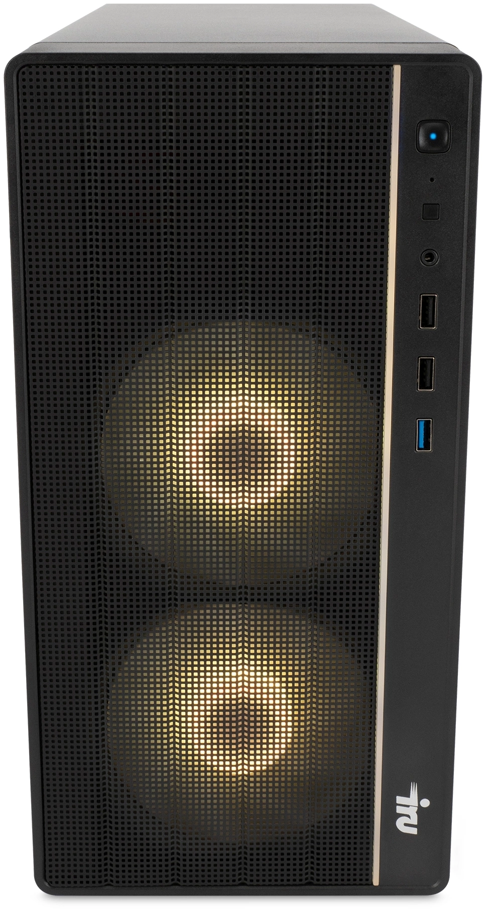 Компьютер IRU Game 510H6SEA MT i5 12400F (2.5) 32Gb SSD512Gb RTX3050 8Gb FreeDOS GbitEth 500W черный (2023158)