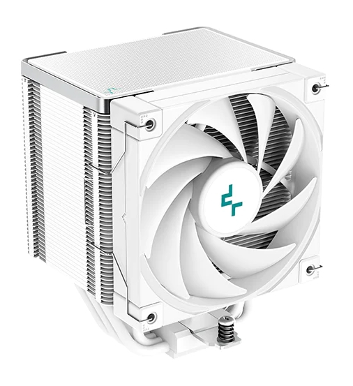 DEEPCOOL AK500 WH LGA20XX/ 1700/ 1200/ 115X/ AM5/ AM4 (9шт/ кор, TDP 240W, PWM, Fan 120mm, 5 тепл. Трубок, Copper Base, белый) RET