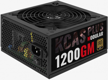 Блок питания Aerocool ATX 1200W KCAS PLUS 1200GM V2 (24+8+4+4pin) APFC 140mm fan 10xSATA Cab Manag RTL (ACPG-KPK2FEC.12)