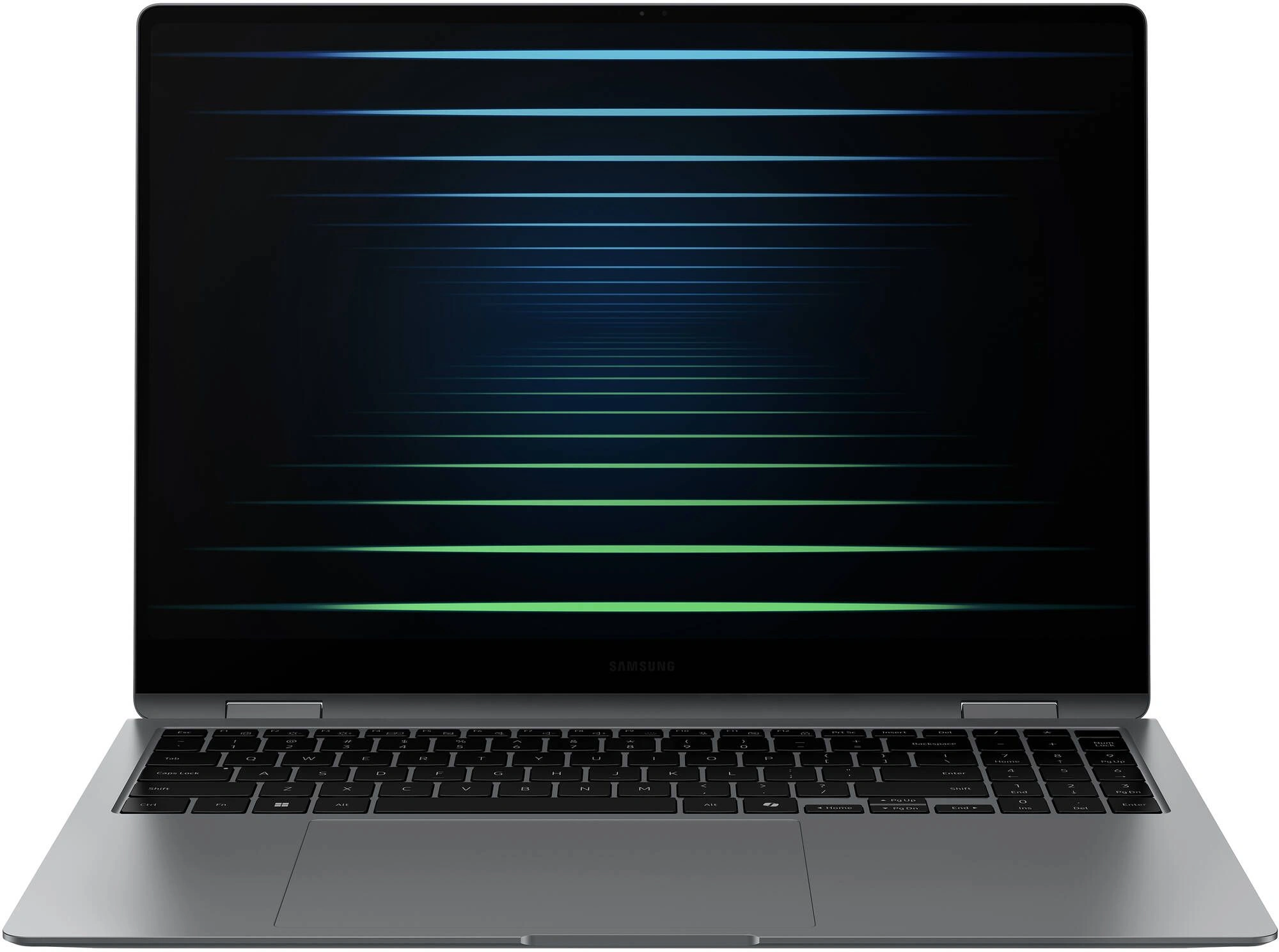 Ноутбук Samsung Galaxy Book 5 Pro 360 NP960 Core Ultra 7 258V 32Gb SSD1Tb Intel Arc 140V 16" AMOLED Touch 2.8K (2880x1800) Windows 11 Home English grey WiFi BT Cam (NP960QHA-KG4IN)