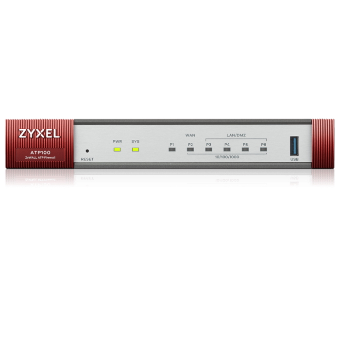 Картинка Сетевой экран Zyxel ZyWALL ATP100 (ATP100-RU0102F) 