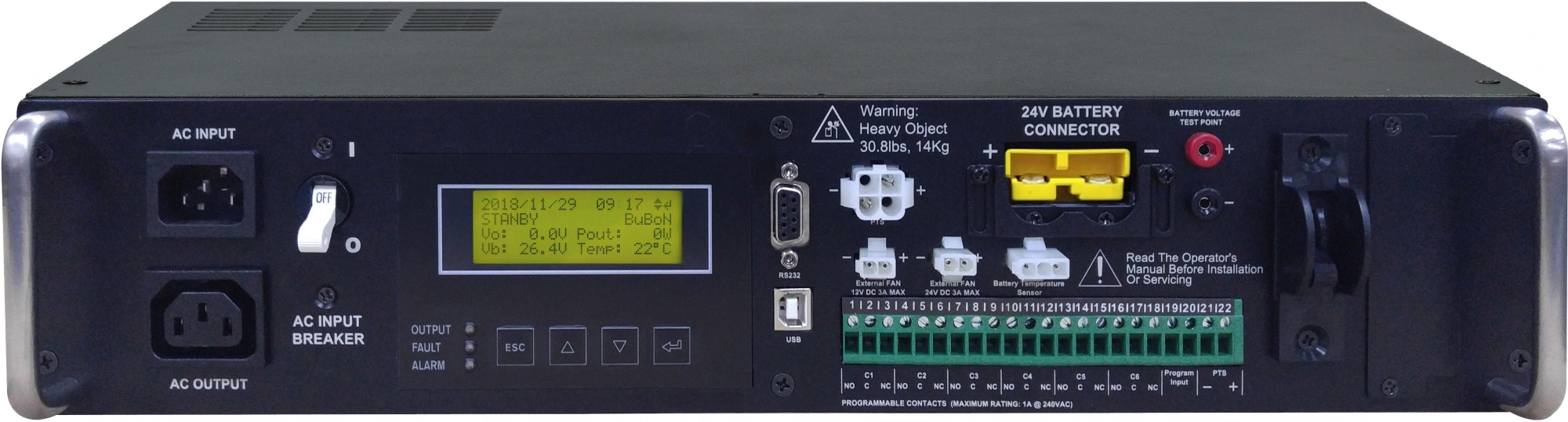 Источник бесперебойного питания Powercom Traffic TC-1100 1100Вт 1100ВА черный
