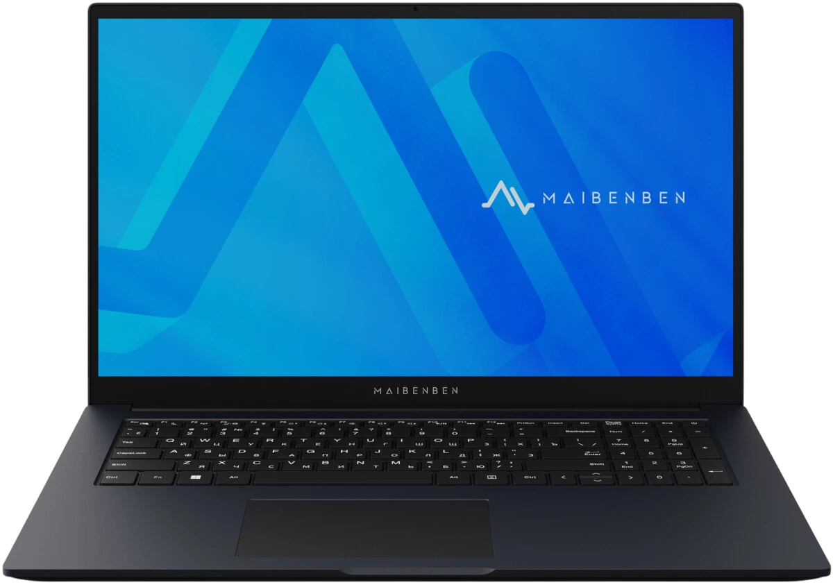 Maibenben M17A 17.3"(1920x1080 (матовый) IPS)/AMD Ryzen 7 5825U(2Ghz)/8192Mb/512PCISSDGb/Int:AMD Radeon/Cam/BT/WiFi/45WHr/war 1y/2.06kg/Dark Blue/Linux + Screen 60Hz, 300nits, 16:9 (M17A-R758UMB1SLURE3)