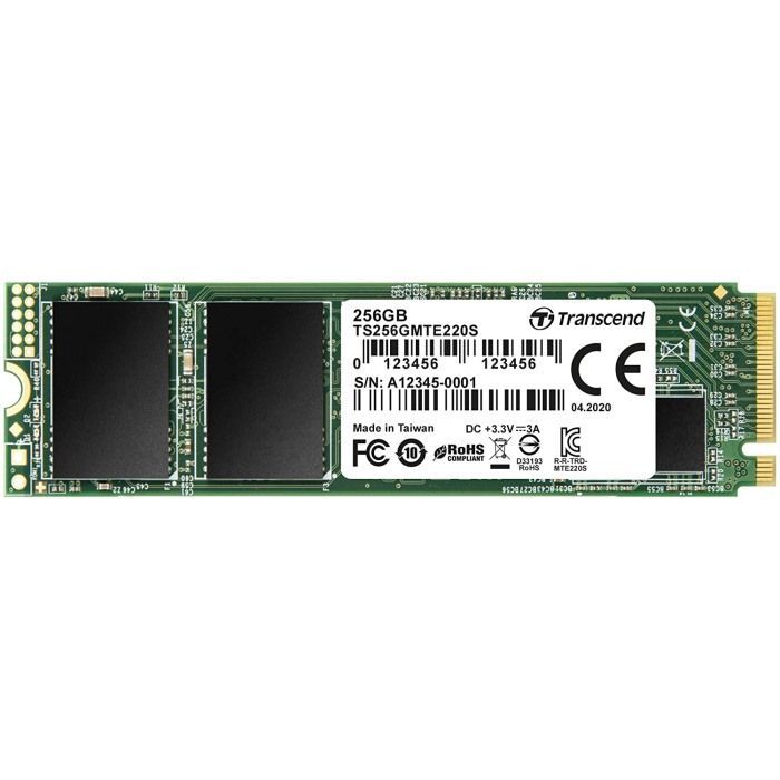 Накопитель Transcend MTE220S 256 Гб M.2 SSD (TS256GMTE220S)