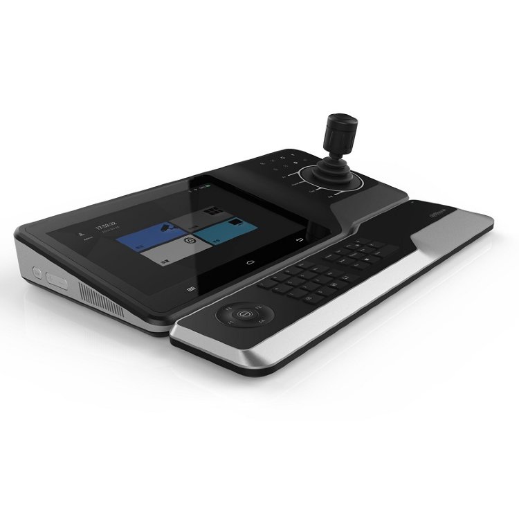 Пульт PTZ-управления с дисплеем Назначение: PTZ-видеокамеры NVR DVR HCVR VMS IP-камеры XVR; интерфейсы: Ethernet RS-485 RS-422 USB RS-232; PTZ-функции: предустановки автосканирование автопанорамирован (DHI-NKB5000)