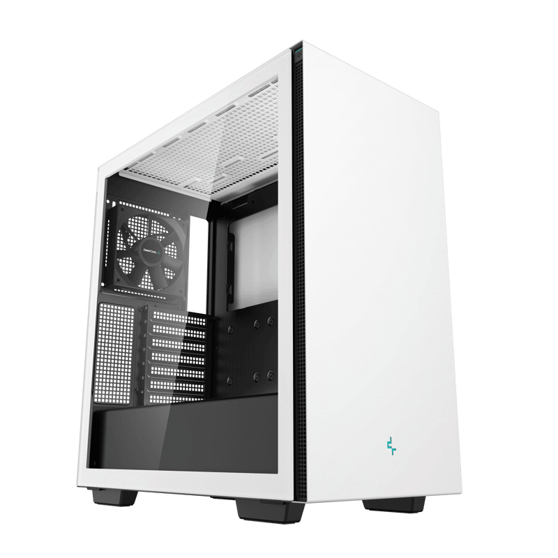 Корпус Deepcool CH510 WH Мid-tower, white,TG (E-ATX, CPU Height 175mm, VGA max 380mm, USB 3.0 x 2, Audio x 1, int. 3.5" x 2 , 2.5" x 2, Ext. 5.25' x 0) (R-CH510-WHNNE1-G-1) (715016)