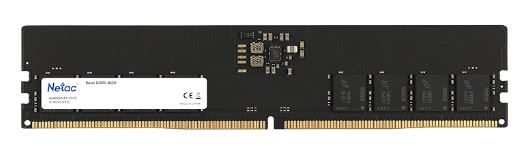 Netac Basic 16GB DDR5-4800 (PC5-38400) C40 40-40-40-77 1.1V Memory module (NTBSD5P48SP-16)