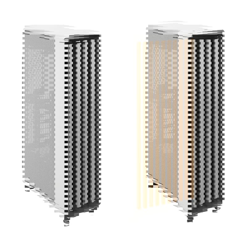Корпус Fractal Design North Chalk белый без БП mATX 3x120mm 2xUSB3.0 1xUSB3.1 audio bott PSU (FD-C-NOR1C-03)