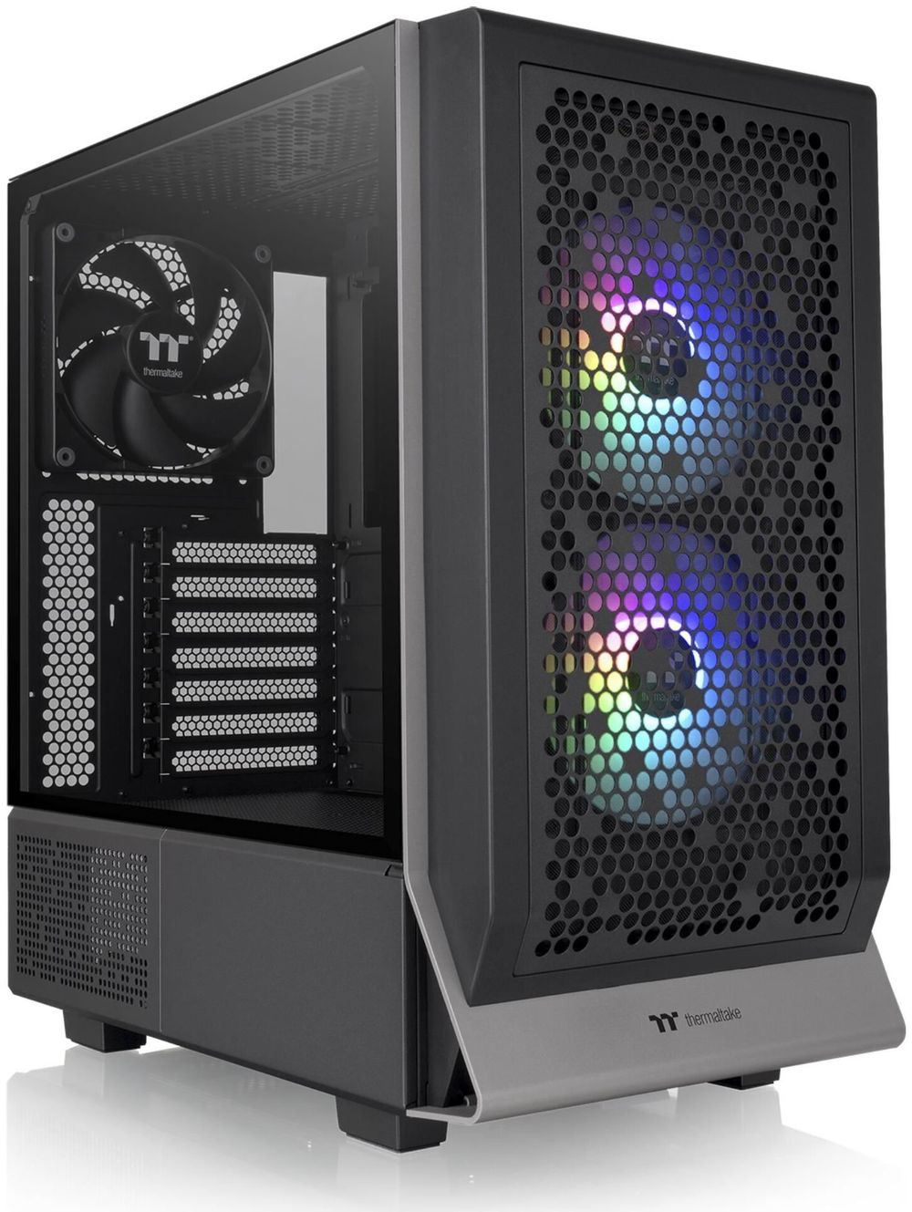 Корпус Thermaltake Ceres 300 TG ARGB черный без БП ATX 3x140mm 2xUSB3.0 1xUSB3.1 audio bott PSU (CA-1Y2-00M1WN-00)