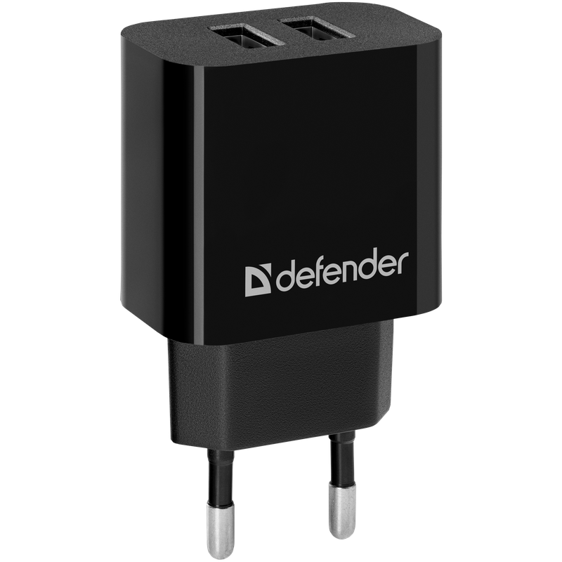 Defender Сетевой адаптер UPC-21 2xUSB,5V/2.1А кабель microUSB (83581)