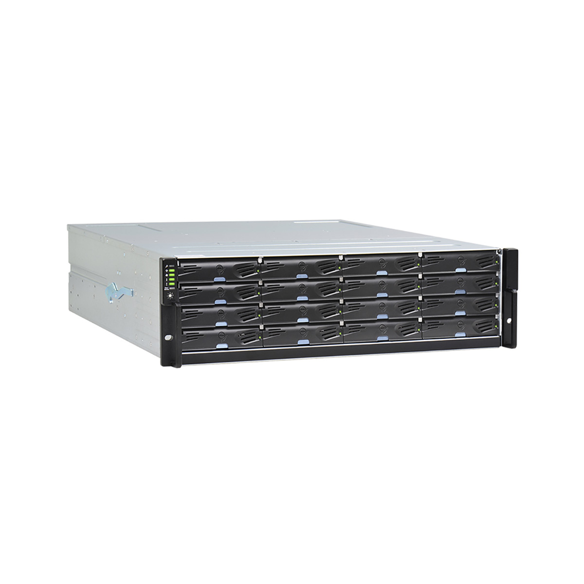 Infortrend 3U/ 16bay dual redundant controller expansion enclosure 4x 12Gb SAS ports, 2x(PSU+FAN module), 16xdrive trays, 2x12G to 12G SAS cables, 1xRackmount kit(JB 3016RA) (for GS) (JB3016R10A0-8U32)