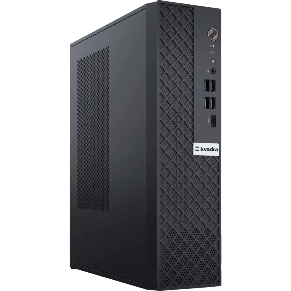 Персональный компьютер/ Kvadra TAU Intel Core i5 12500(3Ghz)/16384Mb/512SSDGb/Ext:Intel UHD Graphics 770/war 1y/black/noOS (Y20SYSCAS201R_24381B)