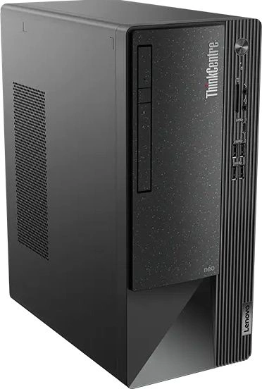 ПК Lenovo ThinkCentre Neo 50t MT i5 12400 (2.5) 8Gb 1Tb 7.2k UHDG 730/DVDRW CR без ОС GbitEth 260W kb мышь клавиатура черный (11SE00PAGP)