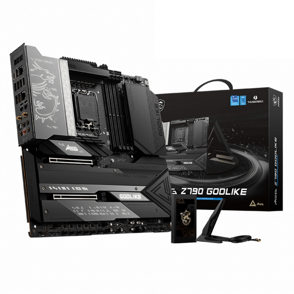 MSI MEG Z790 GODLIKE LGA1700,4DDR5,2PCI-Ex16,7 M.2,2USB3.2 Gen2x2,7USB3.2 Gen2