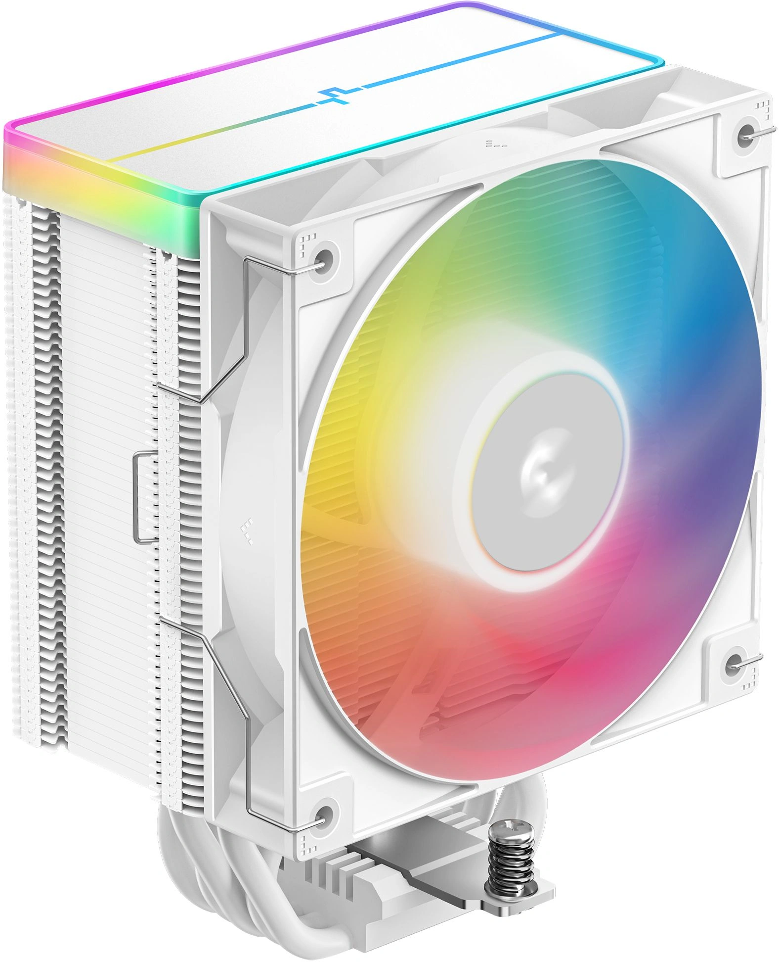 Вентилятор для процессора Deepсool AG500 ARGB V2 WH (Soc 1700/ 115X/ 1200/ 1851/ AM5/ AM4, 120mm, 1950rpm, 29.4 дБ, 240W, 3-pin, Al+Cu) (R-AG500-WHAMMN- (R-AG500-WHAMMN-GJD)