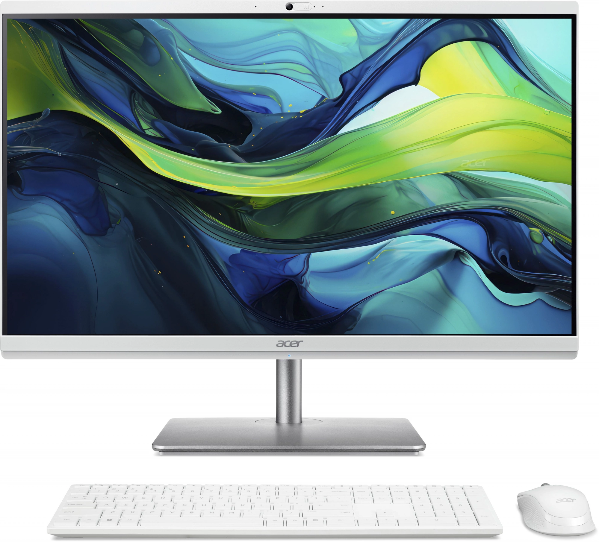 Моноблок Acer Aspire C24-195ES 23.8" FHD Core Ultra 5 125U 16Gb SSD512Gb CR Win 11 GbitEth WiFi BT 65W клавиатура мышь серебристый 1920x1080 (DQ.BM4CD.005)