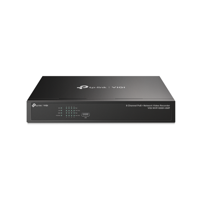 Сетевой видеорегистратор/ 8 Channel PoE Network Video Recorder (VIGI NVR1008H-8MP)