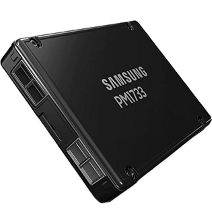 Твердотельный накопитель SSD 7.68GB Samsung PM1733, 2.5"/ U2, PCIe Gen4 x4/ dual port x2 updated controller (MZWLR7T6HALA-00007)