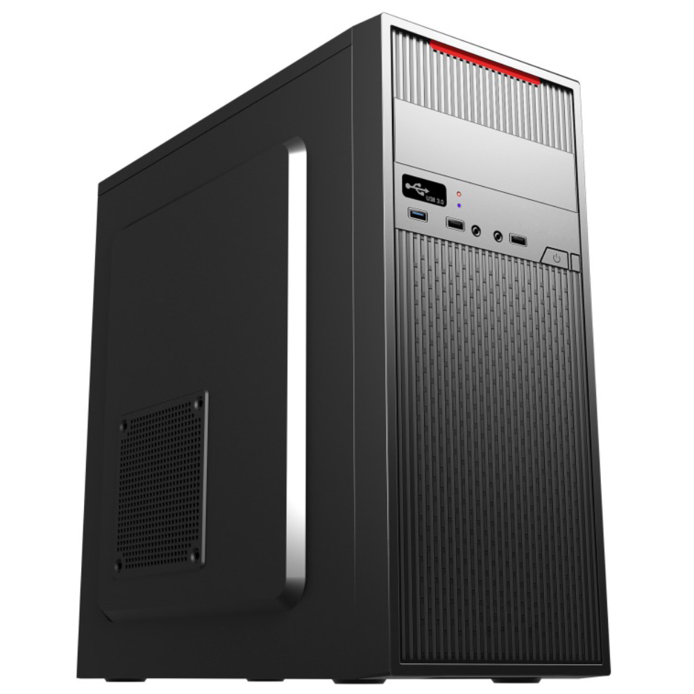 Корпус для ПК ACD Citadel 102N mATX, Black, 80mm rear FAN, w/ o PSU (AO-TC200-000)