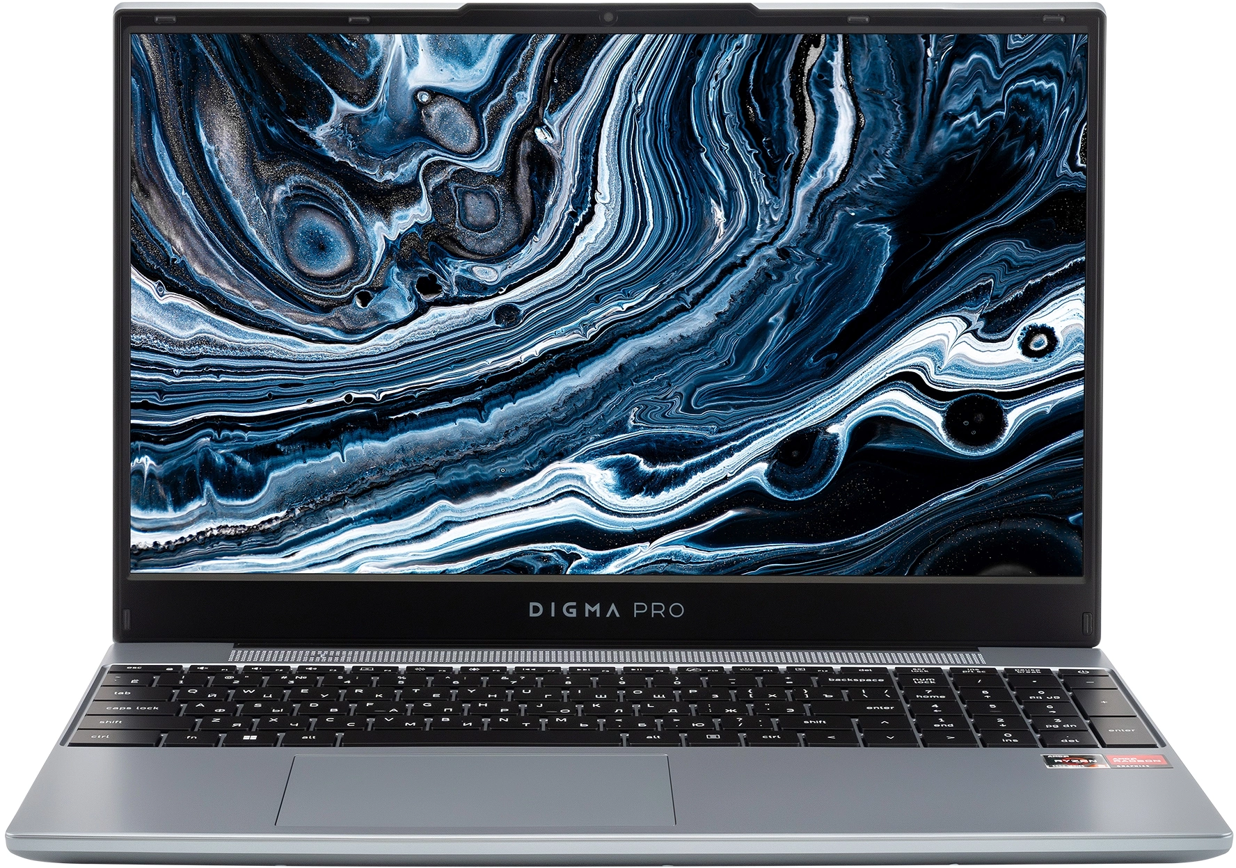 Ноутбук Digma Pro Breve Ryzen 5 Pro 5675U 8Gb 512Gb SSD 15.6" IPS FHD (1920x1080) Win11Pro silver WiFi BT 4500mAh (DN15R5-8DXW06)