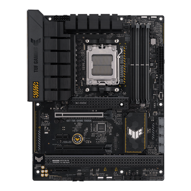 Материнская плата ASUS TUF GAMING B650-PLUS, Socket AM5, B650, 4*DDR5, HDMI+DP, 4xSATA3 + RAID, M2, Audio, Gb LAN, USB 3.2, USB 2.0,ATX (90MB1BY0-M0EAY0)