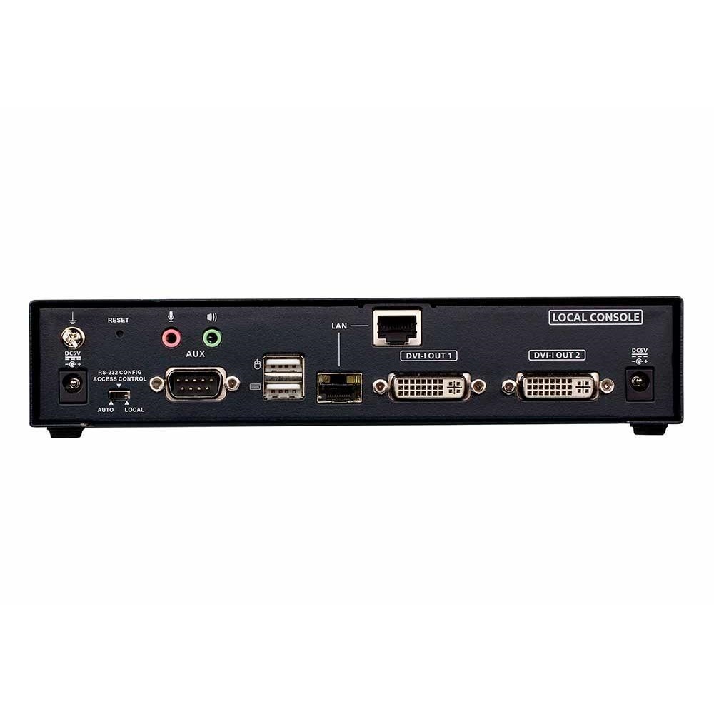 Картинка Передатчик ATEN DVI-I Dual Display KVM over IP transmitter (KE6940AT-AX-G) 