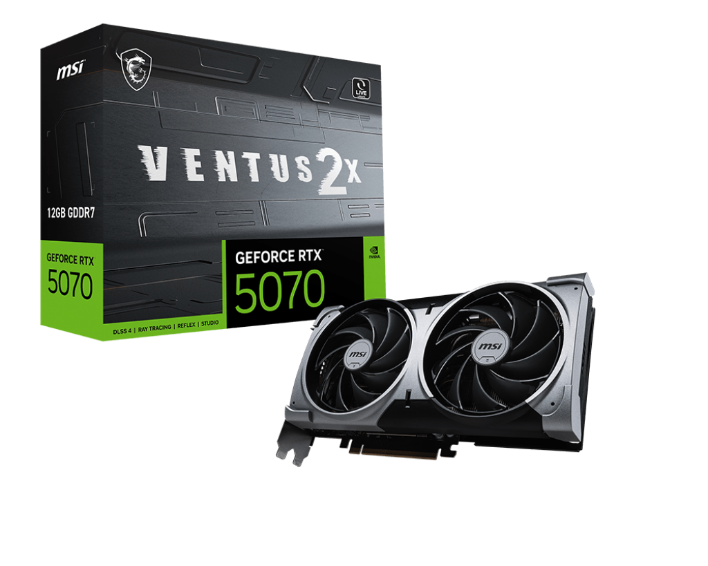 Видеокарта/ GeForce RTX 5070 12G VENTUS 2X