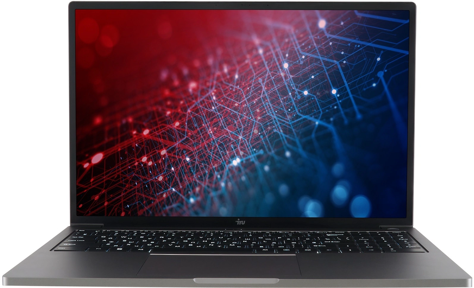 Ноутбук IRU Strato 16ALMR Core i5 12450H 16Gb SSD512Gb Intel UHD Graphics 16" IPS FHD (1920x1200) Windows 11 Pro grey WiFi BT Cam 5400mAh (2142318)