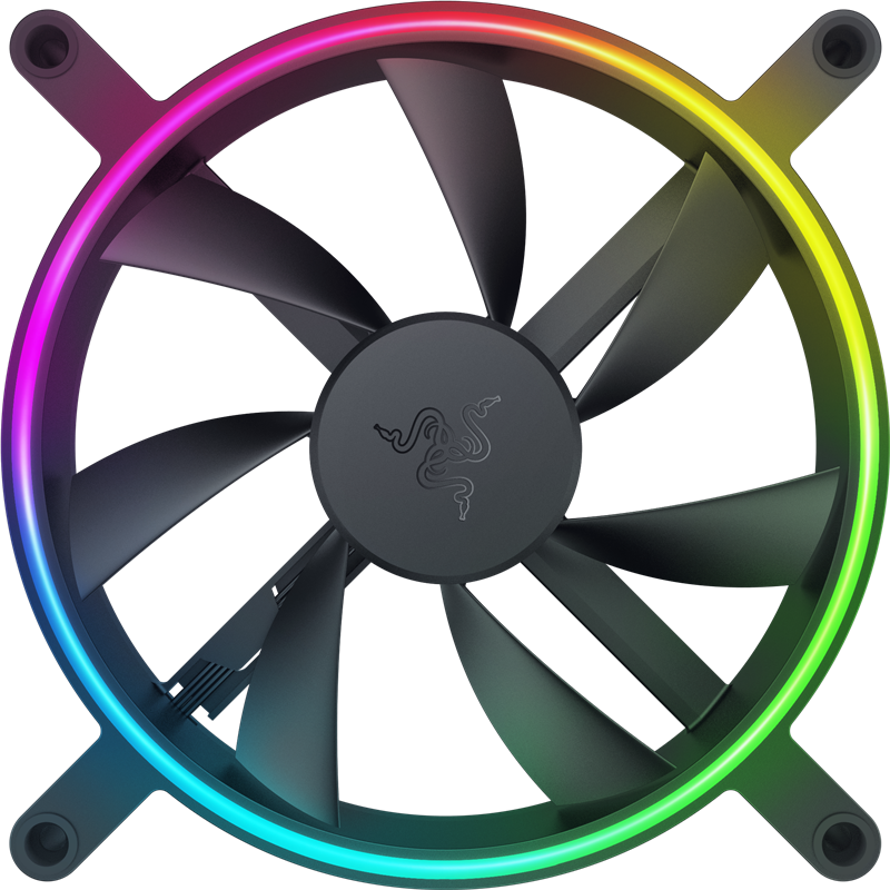 Кулер Razer Kunai Chroma RGB 140MM LED PWM Performance Fan - 3 Fans - FRML Packaging/ Razer Kunai Chroma RGB 140MM LED PWM Performance Fan - 3 Fans - FRML Packaging (RC21-01810200-R3M1)