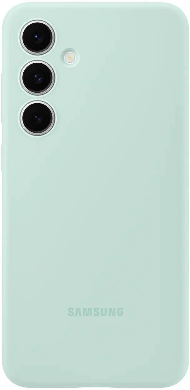 Чехол (клип-кейс) Samsung для Samsung Galaxy S24 FE Silicone Case S24FE мятный (EF-PS721CMEGRU)