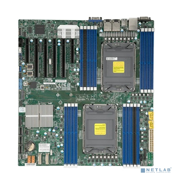 Supermicro Motherboard 2xCPU X12DPi-N6 3rd Gen Xeon Scalable TDP 270W/ 16xDIMM/14xSATA/ C621A RAID 0/1/5/10/ 2x1Gb/4xPCIex16, 2xPCIex8/M.2Bulk (MBD-X12DPI-N6-B)