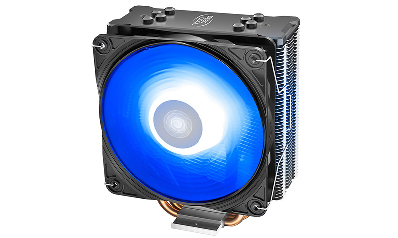 DEEPCOOL GAMMAXX GTE V2 LGA1700/ 1200/ 115X/ AM5/ AM4 (20шт/ кор, TDP 180Вт, PWM, RGB Fan 120mm, 4 тепл. трубки прямого контакта) RET