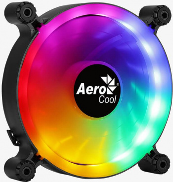 Вентилятор Aerocool Spectro 12 120x120mm 4-pin (Molex)20dB 140gr LED Ret (SPECTRO 12 FRGB MOLEX)