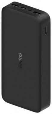 Мобильный аккумулятор Xiaomi Redmi Power Bank PB200LZM 20000mAh 2.4A QC 2xUSB черный (VXN4304GL)