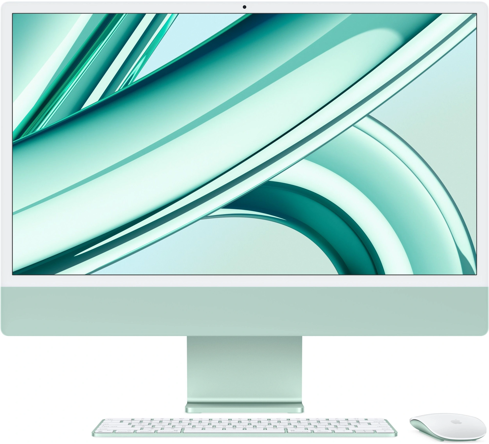 Моноблок Apple iMac A2873 24" 4.5K M3 8 core (4) 8Gb SSD256Gb 10 core GPU macOS WiFi BT 143W клавиатура мышь Cam зеленый 4480x2520 (MQRN3HN/A)