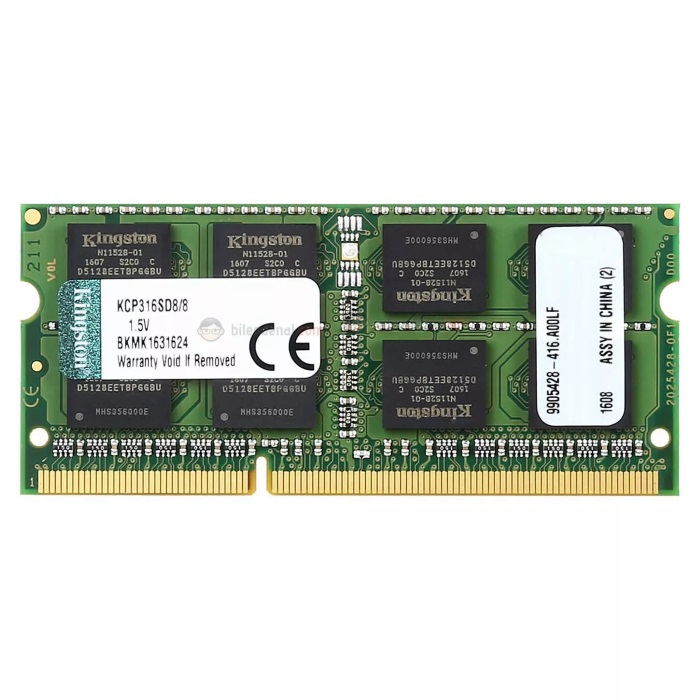Модуль памяти Kingston KCP316SD8/8, Branded DDR3 SODIMM 8GB 1600MHz, PC3-12800 Mb/ s, CL 11, 1.5V (KCP316SD8/8)