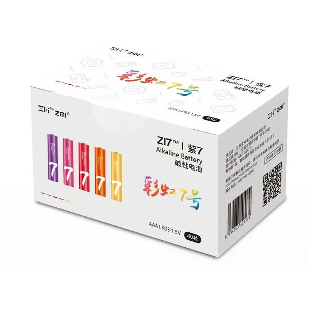 Батарея Xiaomi ZI7 AAA alkaline battery (40pcs) (AA740)