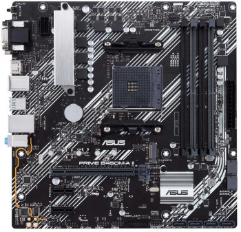 Материнская плата ASUS PRIME B450M-A II, Socket AM4, B450, 4*DDR4, D-Sub+DVI+HDMI, SATA3 + RAID, Audio, Gb LAN, USB 3.2*8, USB 2.0*4, COM*1 header (w/ o cable), mATX , 90MB15Z0-M0EAY0