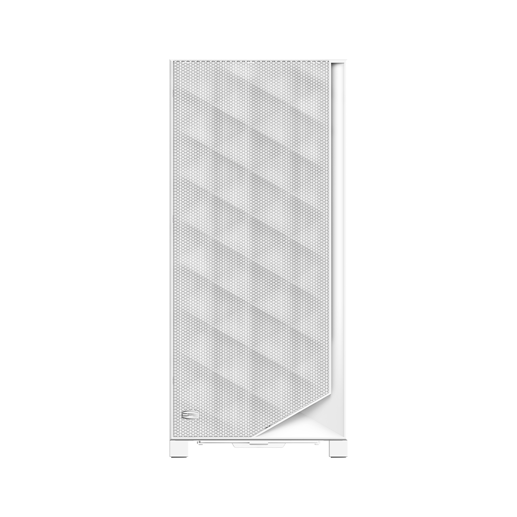 Корпус без блока питания/ Case PCCooler C3D510 WH, Midi-Tower, TG, Mesh, no fans, 2xUSB-A 3.0, E-ATX, ATX, mATX, mITX White