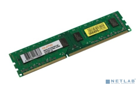 QUMO DDR3 DIMM 4GB (PC3-10600) 1333MHz QUM3U-4G1333C9