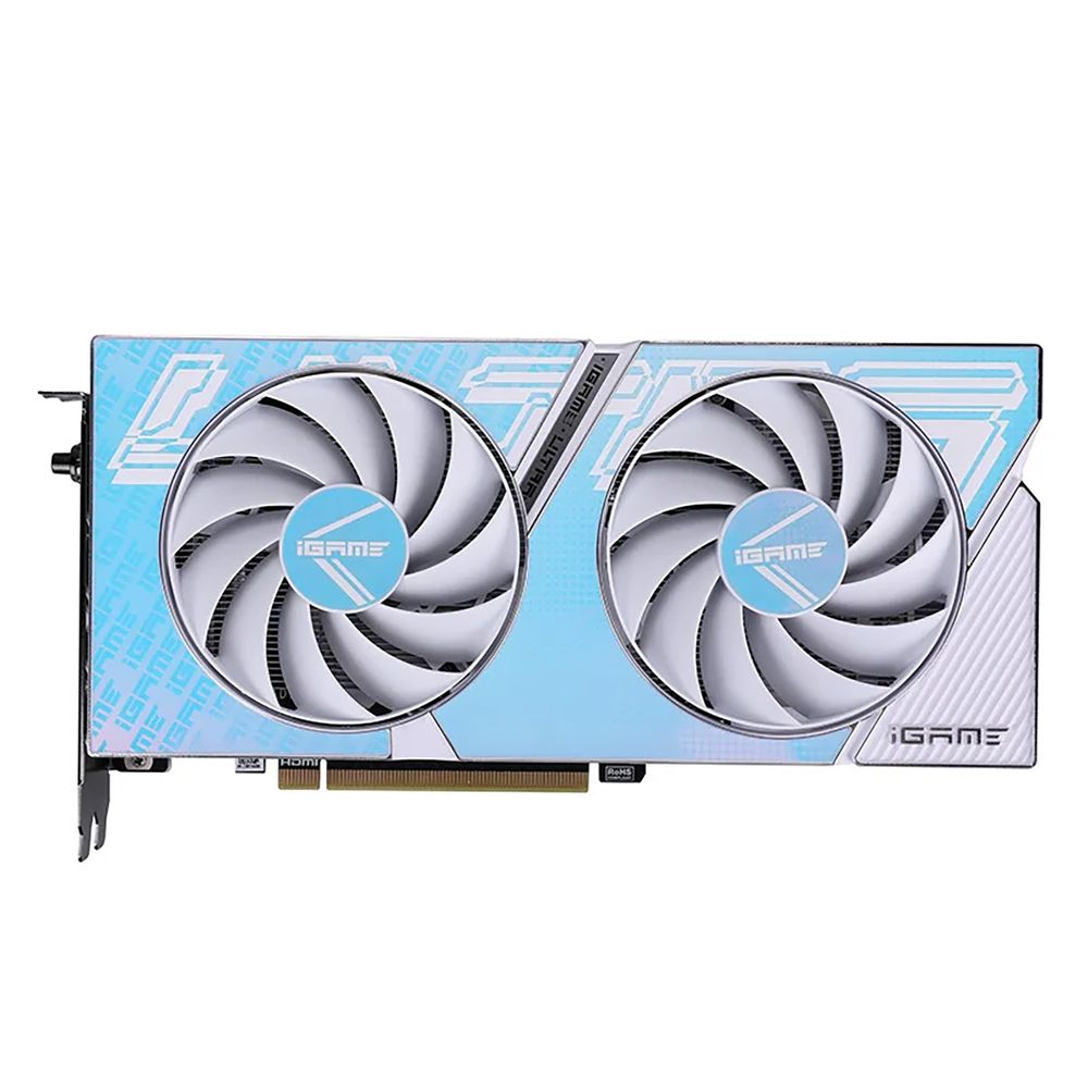 Видеокарта Colorful RTX4060 Ultra W DUO OC 8GB-V 128-bit GDDR6 DPx3 HDMI 2FAN RTL (RTX 4060 ULTRA W DUO OC 8GB-V||BP)