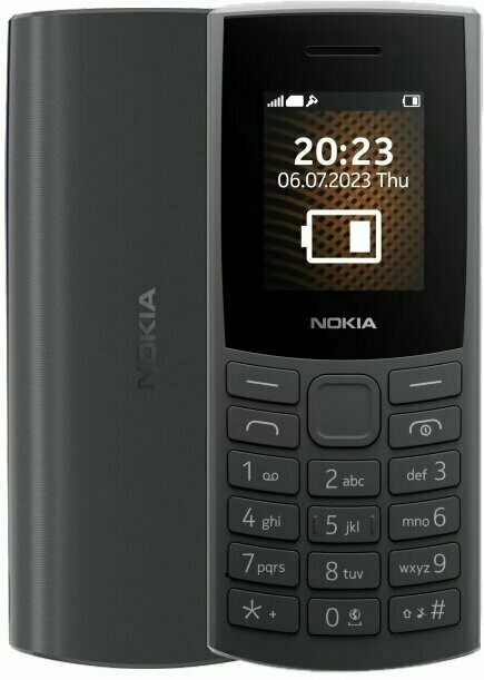 Мобильный телефон Nokia 105 (TA-1569 )SS EAC 0.048 черный моноблок 3G 1.8" 120x160 Series 30+ GSM900/ 1800 GSM1900 (1GF019EPA2C03)