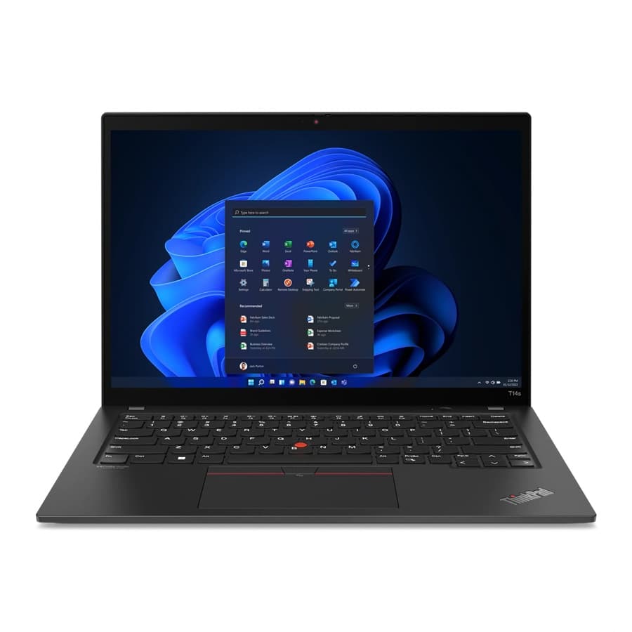 Ноутбук Lenovo ThinkPad T14s Gen3, 14" (1920x1200), Core i7-1260P(2.1GHz), 16GB, 1TB SSD, Intel Iris Xe, IR Camera, DOS (21BR00DRRT (GM0100PC))