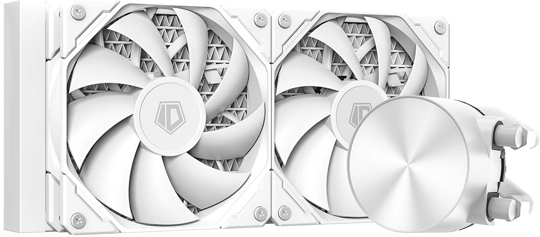 Система водяного охлаждения ID-Cooling FX240 Pro Soc-AM5/ AM4/ 1200/ 1700/ 1851 белый 4-pin 35.2dB Al+Cu 300W Ret (FX240 PRO WHITE)