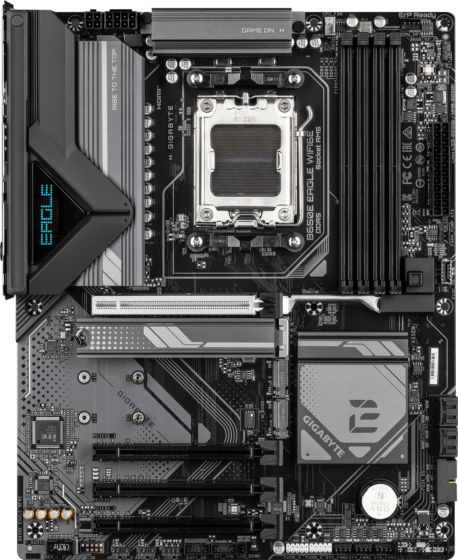 Материнская плата Gigabyte B650E EAGLE WF6E Socket AM5 AMD B650 4xDDR5 ATX AC`97 8ch(7.1) GbLAN RAID+HDMI+DP