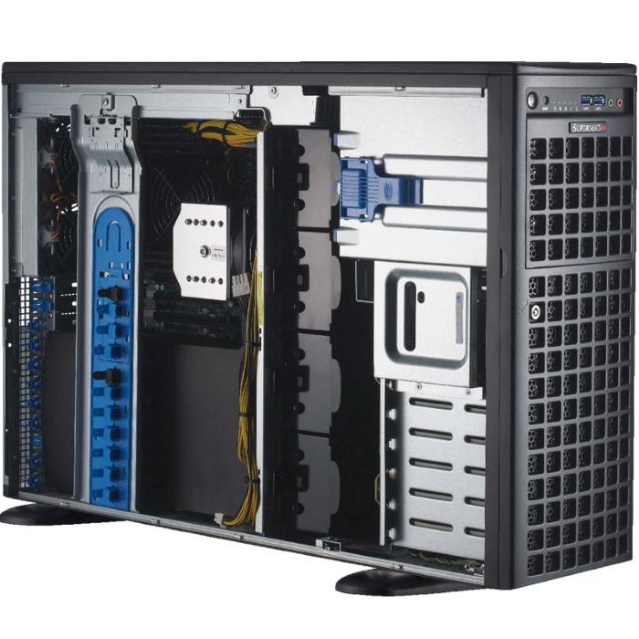 Серверный корпус Supermicro SuperServer 740GP-TNRT 4U/ noCPU(2)3rd GenScalable/ TDP 270W/ no DIMM(16)/ SATARAID HDD(8)LFF / 2x10GbE/ 2x2200W (SYS-740GP-TNRT)