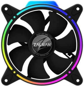 ZALMAN ZM-RFD120A, 120x120x25mm, 3 PIN ADDRESSABLE, 800-1500 RPM, 25.6DBA, HYDRAULIC BEARING