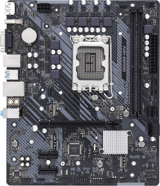 Материнская плата ASROCK B660M-HDV, LGA1700, B660, 2*DDR4, 4*SATA, 2*M.2, 3*USB 3.2, 2*USB 2.0, Type-C, 1*PCIx16, 2*PCIx1, 1xM.2 (Key E), D-Sub+HDMI+DP, mATX