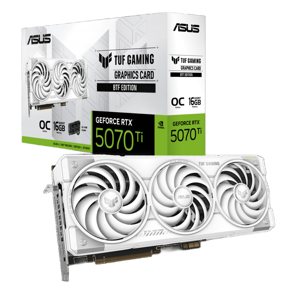 Видеокарта/ TUF-RTX5070TI-O16G-BTFWHITE (90YV0N60-M0NA00)